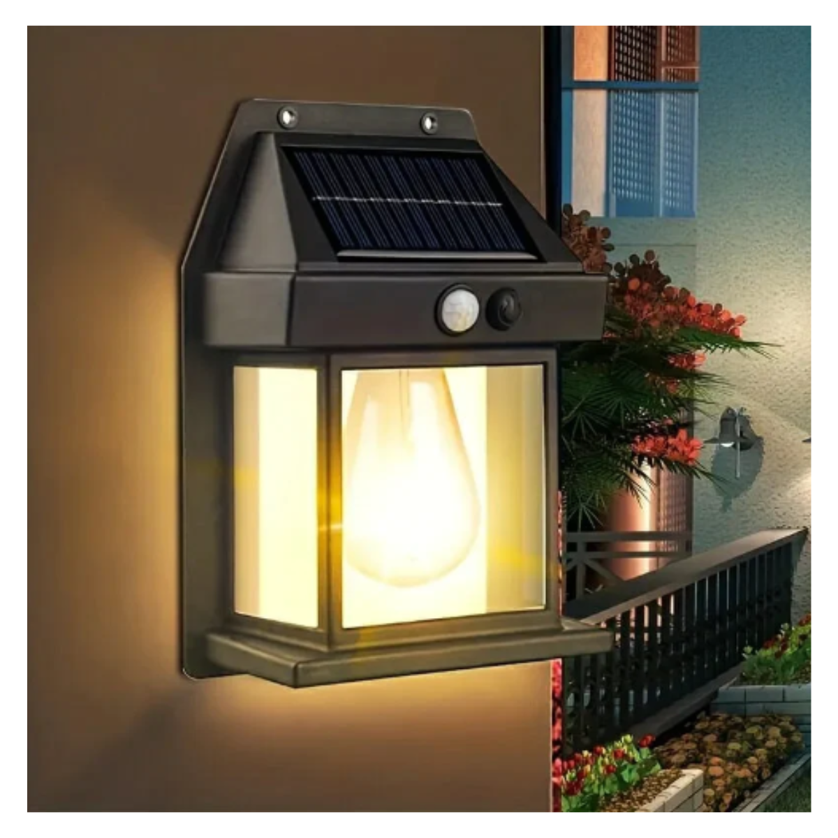 Iluminacion Solar De Pared 1 ampolleta