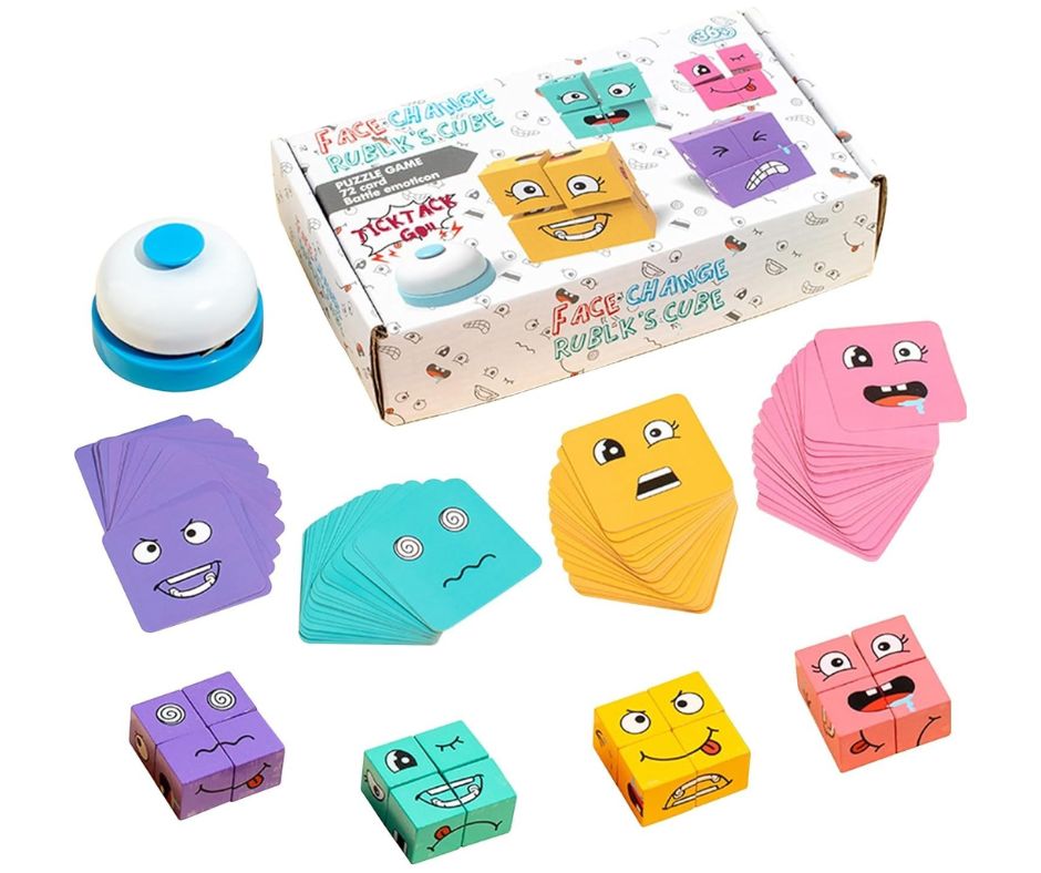 Face Change Juego De Mesa Didactico Montessori