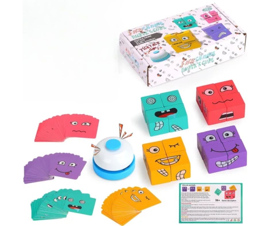Face Change Juego De Mesa Didactico Montessori