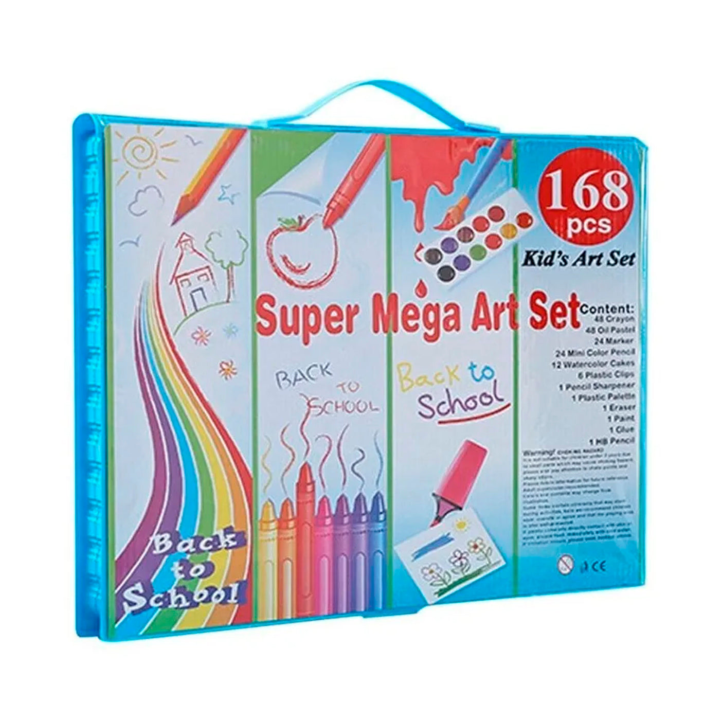 Set De Mega Arte Maleta De 168 Piezas 🎨