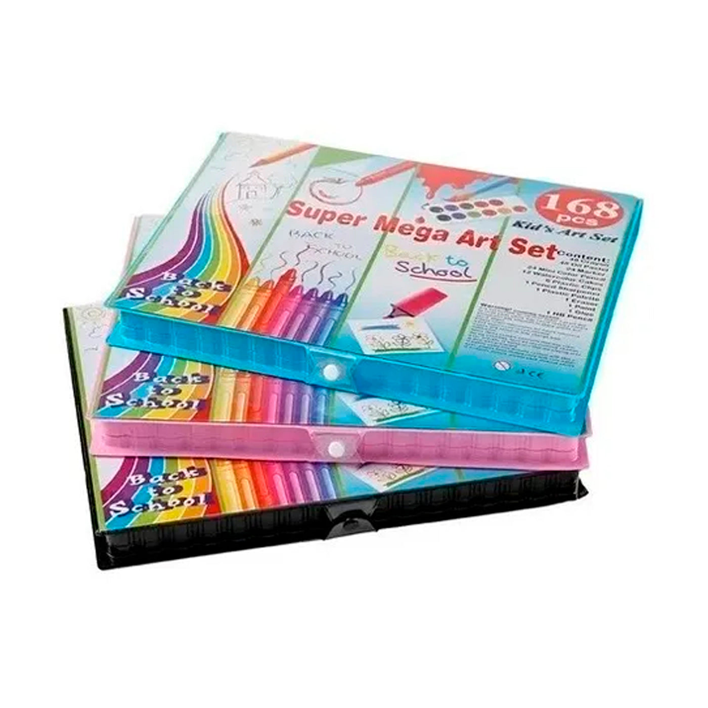 Set De Mega Arte Maleta De 168 Piezas 🎨