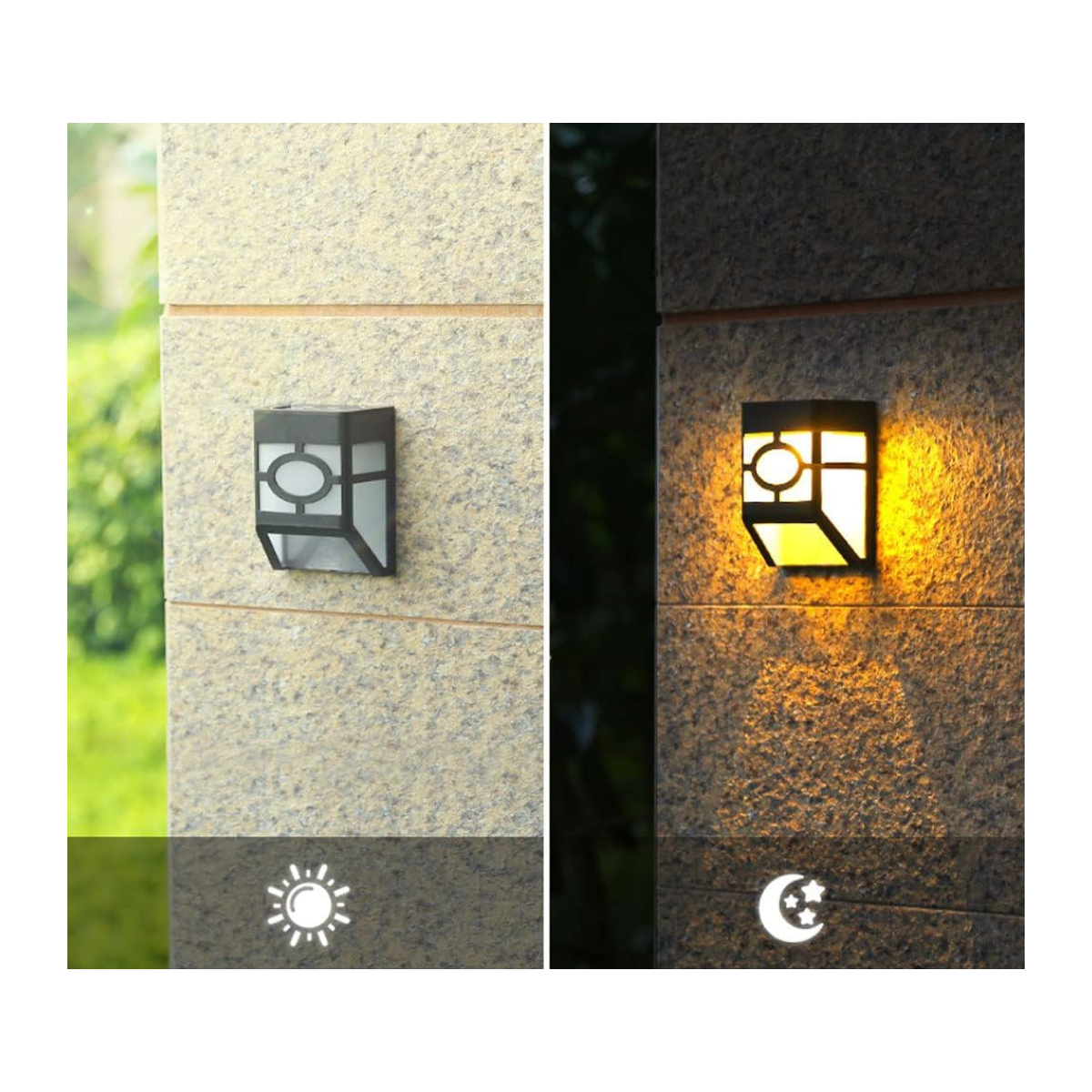 Lampara De Pared Diseño Moderno Solar