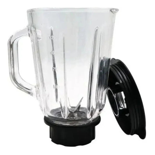 Licuadora En Acero Con Vaso De Vidrio