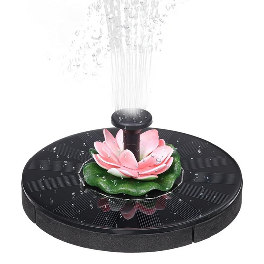 Fuente De Flor Solar Redonda Para Jardín