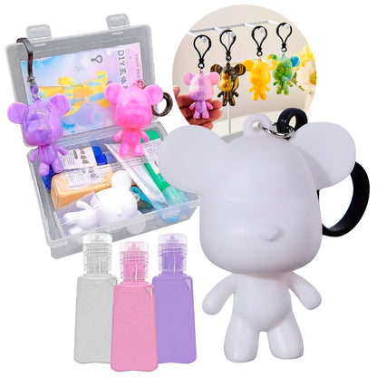 Llavero De Oso Bearbrick Para Pintar