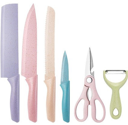 Juego De Cuchillos Profesionales colores 6 Pieza