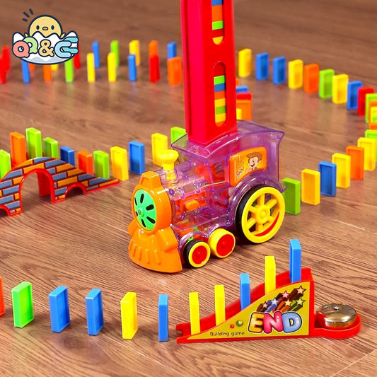 Tren Domino con 80 bloques más sonido