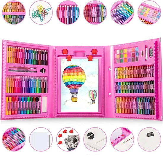 Juego de arte con 208 piezas