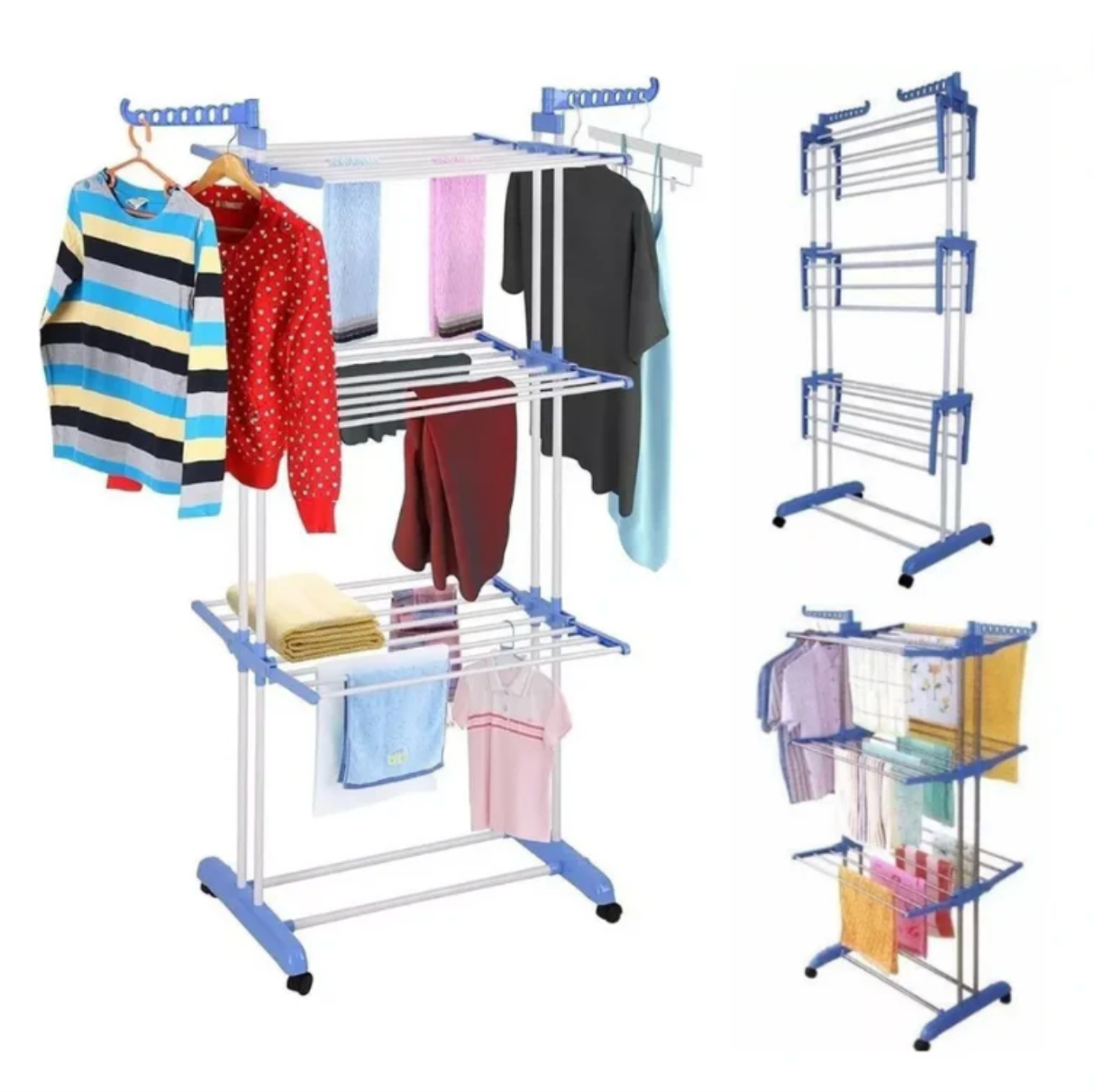 Tendedero de ropa 3 pisos