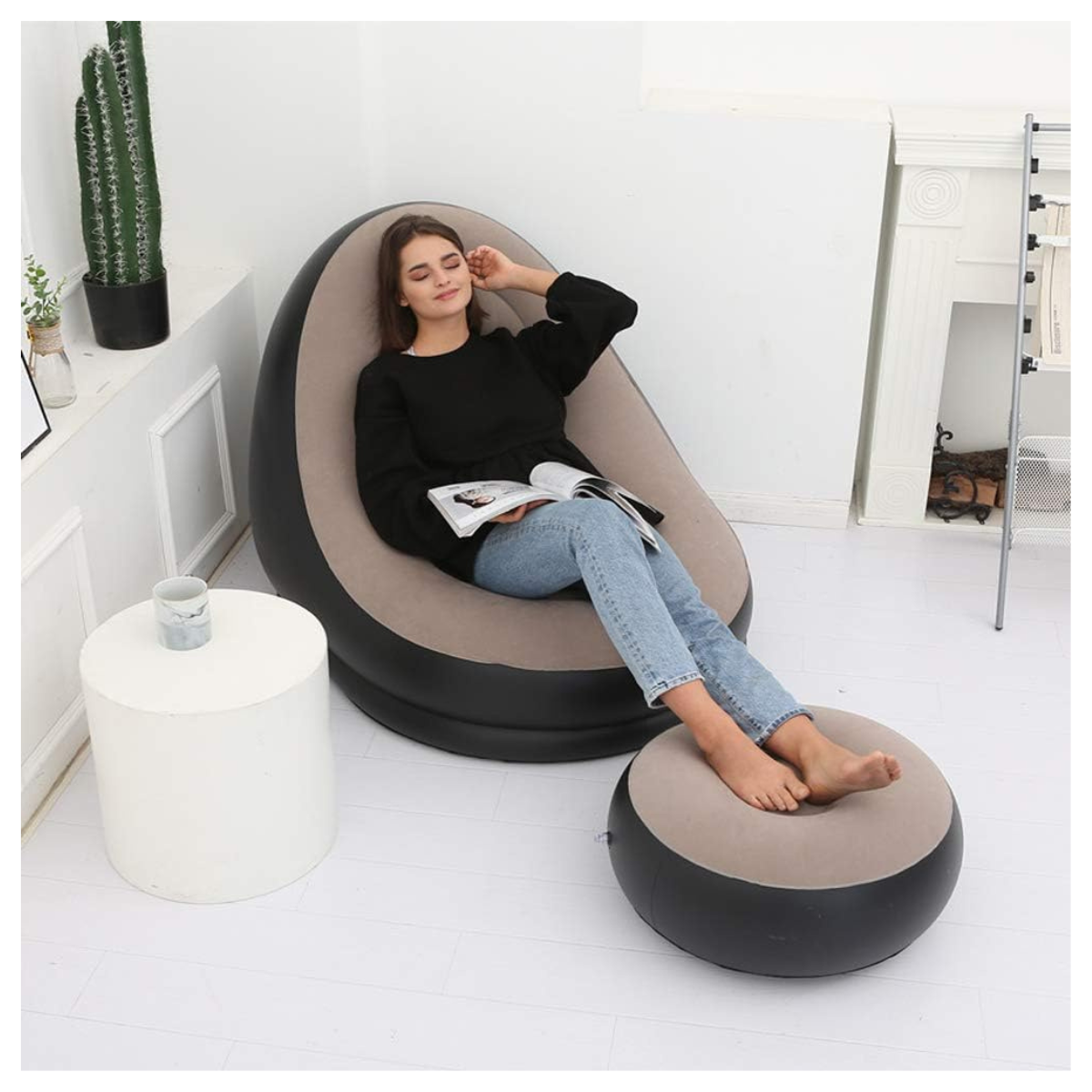 Tumbona Inflable Moderna De Lujo