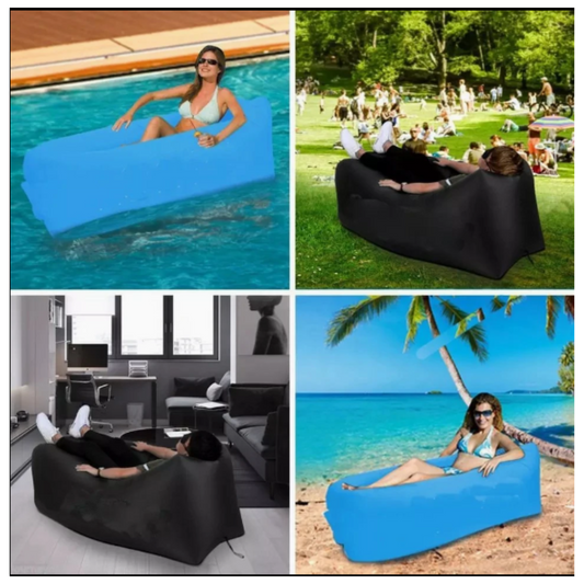 Sofa Inflable Largo De Camping
