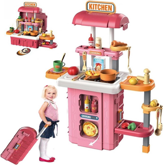 Juguete maleta cocina Rosa