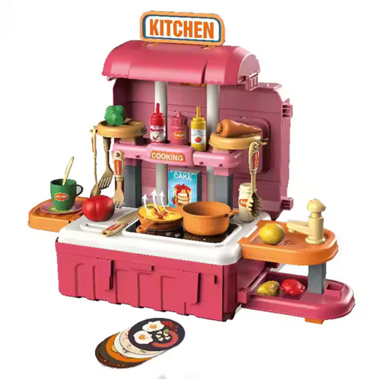Juguete maleta cocina Rosa