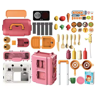 Juguete maleta cocina Rosa