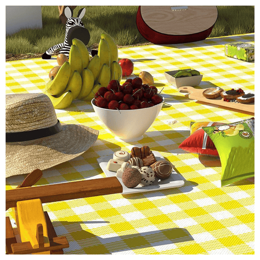 Manta De Picnic Clasica Estilo Cuadros