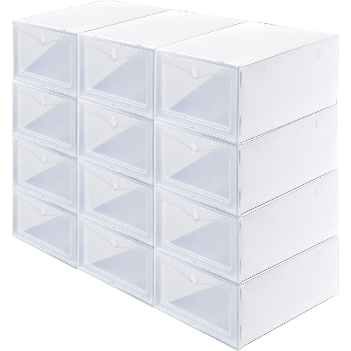 Caja De Zapatos Apilable de plástico