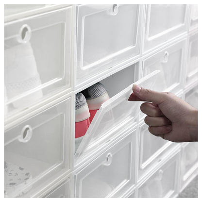 Caja De Zapatos Apilable de plástico