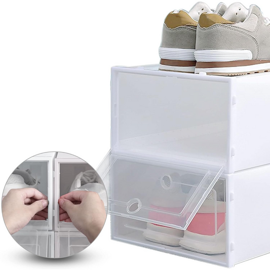 Caja De Zapatos Apilable de plástico