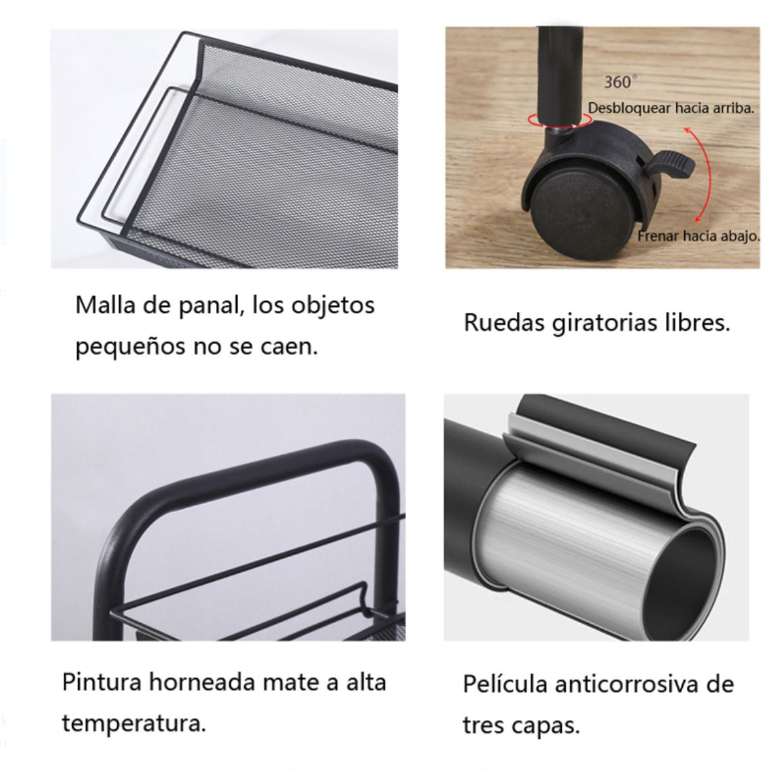 Estante Moderno Organizador 4 Niveles