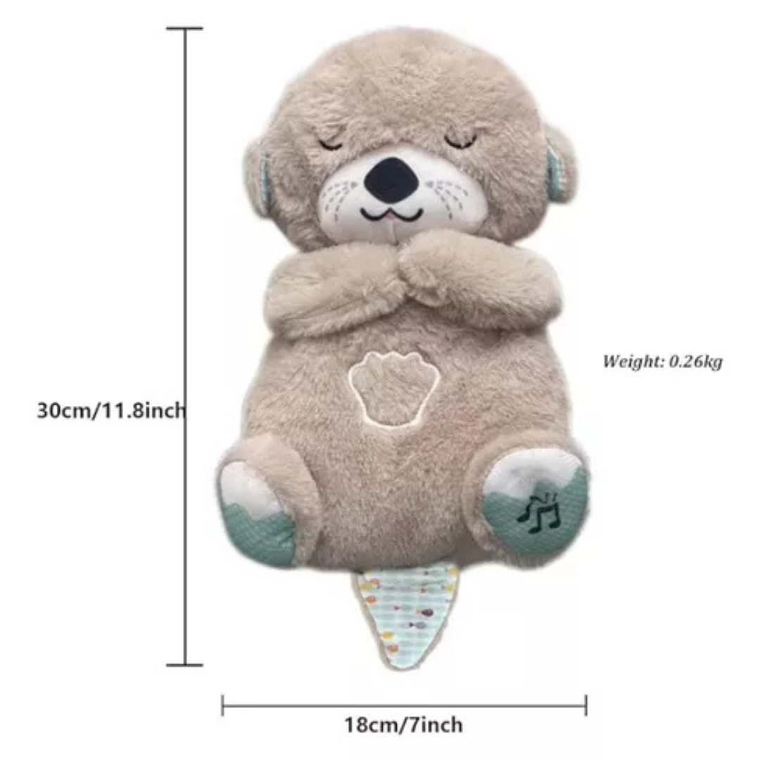 Peluche de nutria con movimiento de respiracion