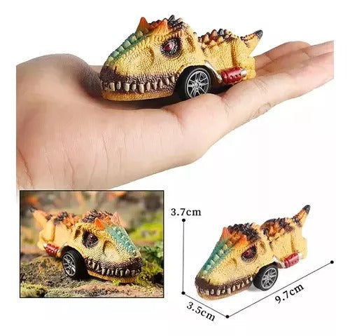 Set de 6 Autos Dinosaurios