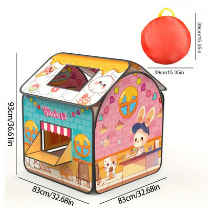 Carpa Infantil Heladería De Conejo