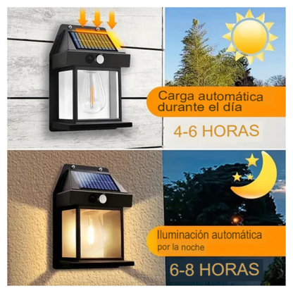 Iluminacion Solar De Pared 1 ampolleta