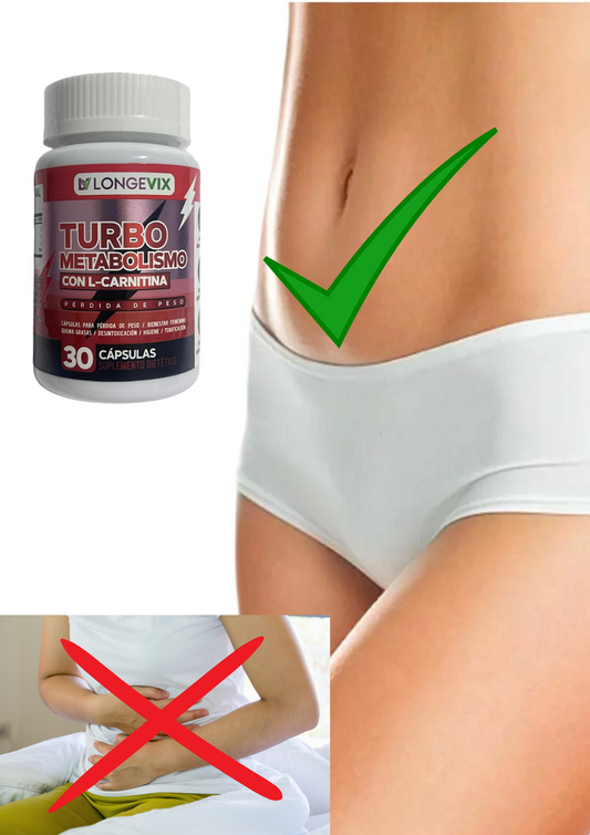 Turbo metabolismo con L-Carnitina 30 Cap - Perdida de peso