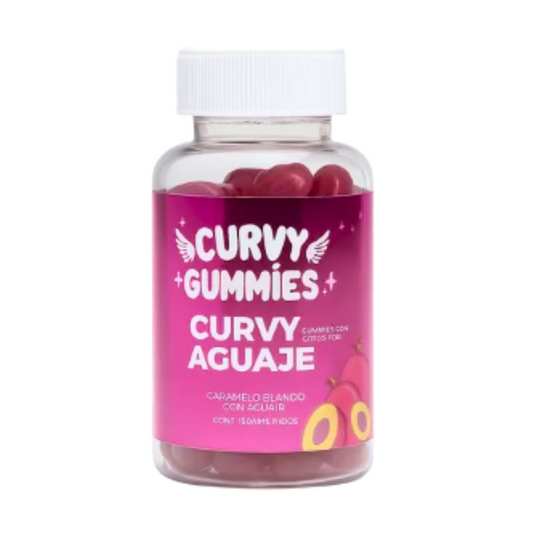 Curvy Aguaje 60 Gummies - Suplemento Natural para Aumentar/Moldear Caderas y Senos.