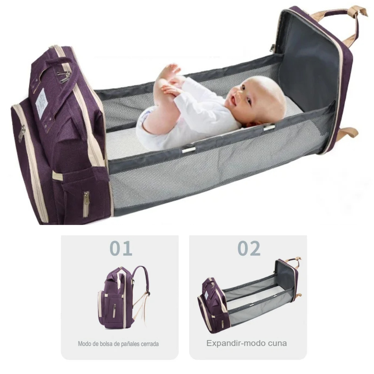 Bolso Plegable cuna bebe
