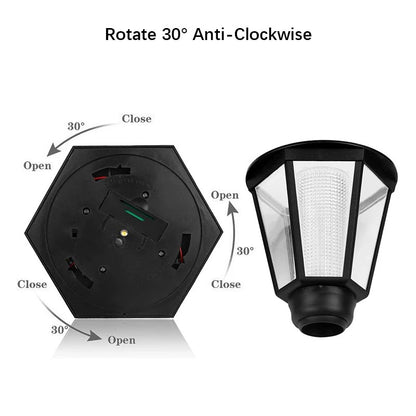 Farol Clásico Victoriano Solar