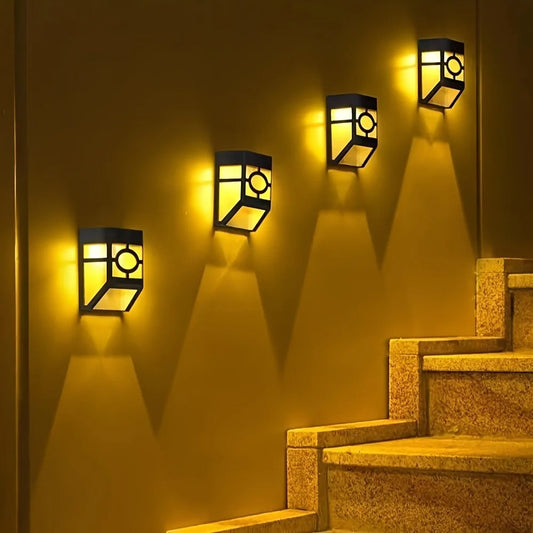 Lampara De Pared Diseño Moderno Solar