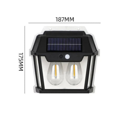 Iluminacion Solar De Pared 2 ampolletas