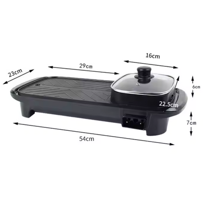 Plancha Electrica + zona caliente