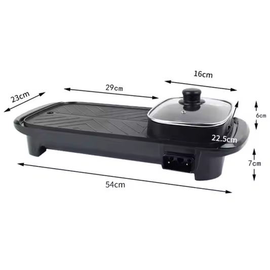Plancha Electrica + zona caliente