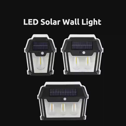 Iluminacion Solar De Pared 2 ampolletas