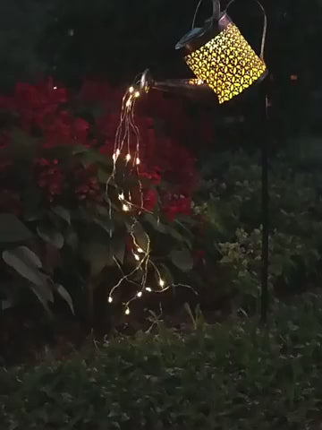 Regadera De Jardín Solar De Luces Led